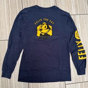 Felix the Cat Navy Long Sleeve Tee